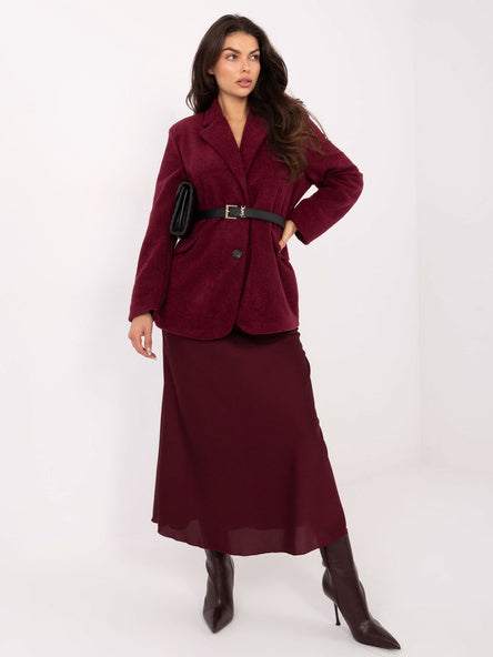 Oversized Damesjas – Bordeaux
