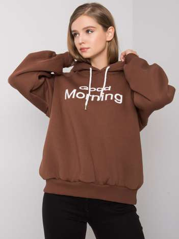 Warm Gevoerde Hoodie – Donkerbruin