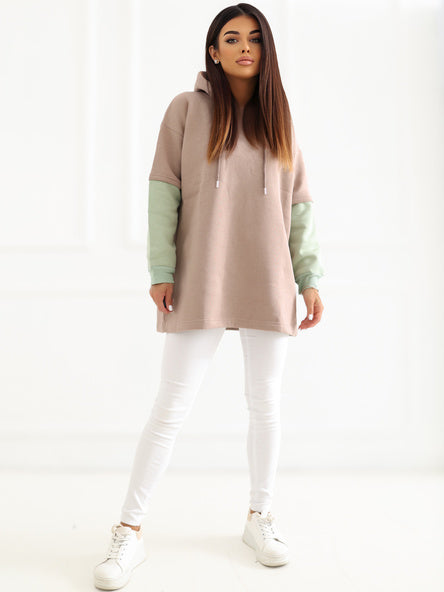 Basic Hoodie – Donkerbeige