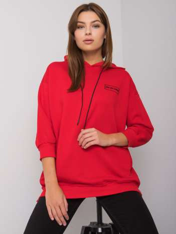 Leora Hoodie met Zakken – Rood