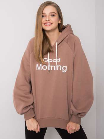 Warm Gevoerde Hoodie – Bruin