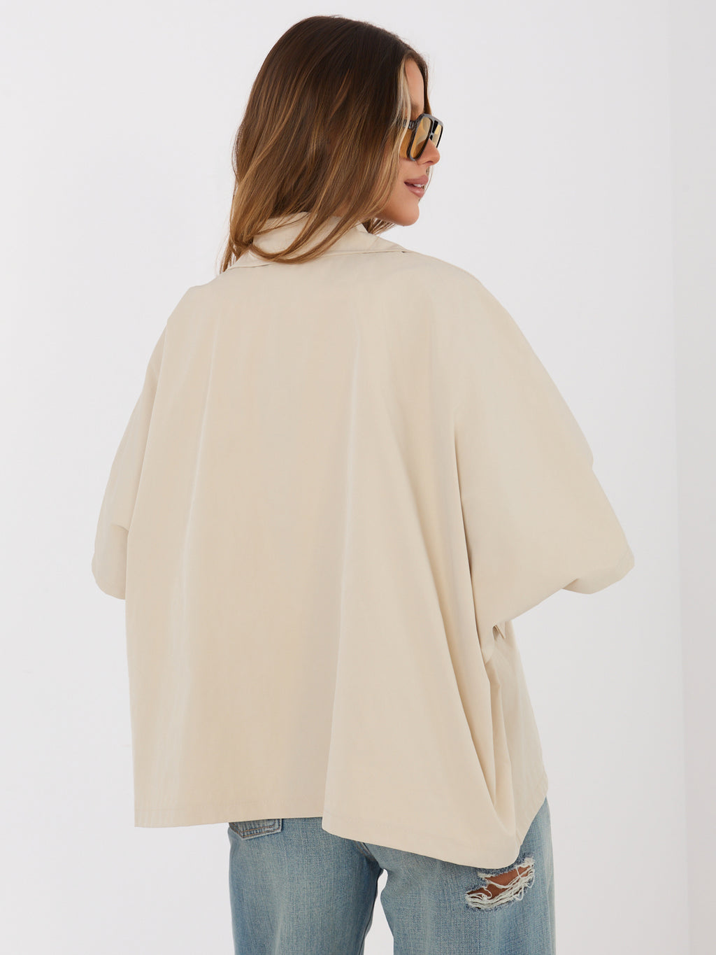 Korte Damesjas – Beige