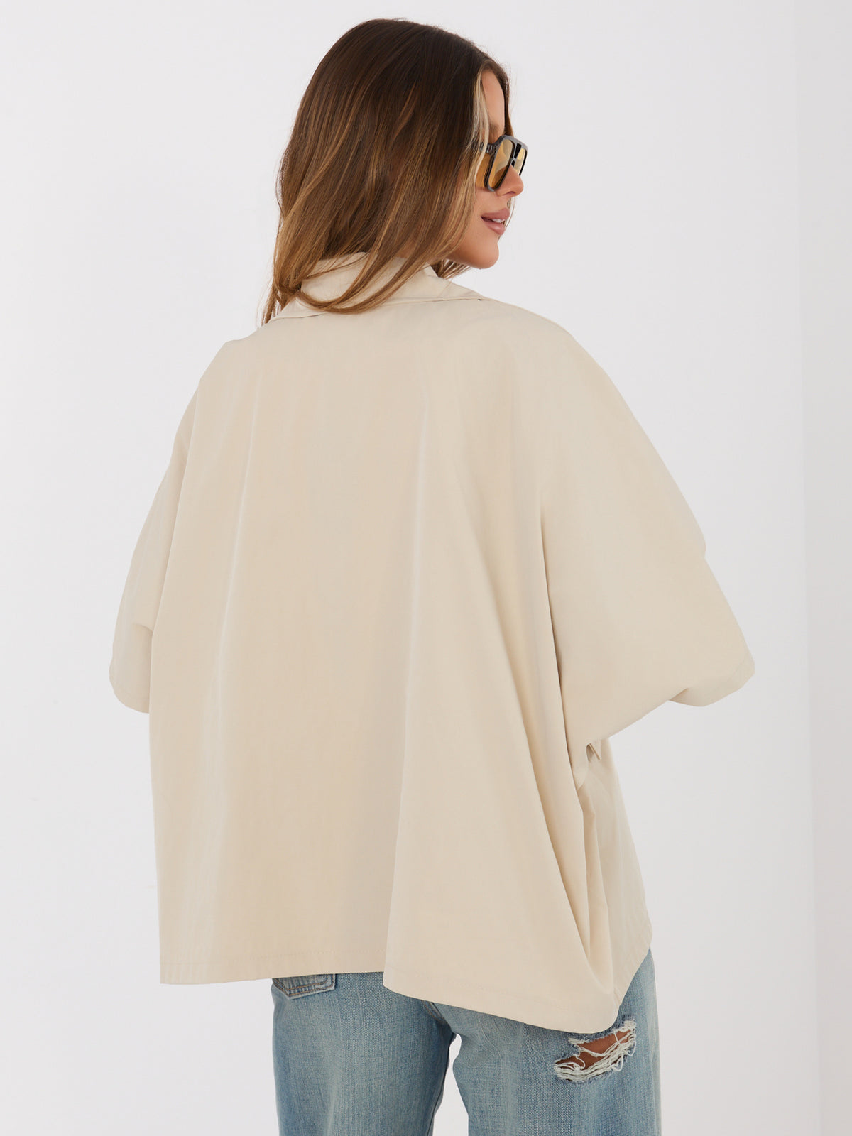 Korte Damesjas – Beige