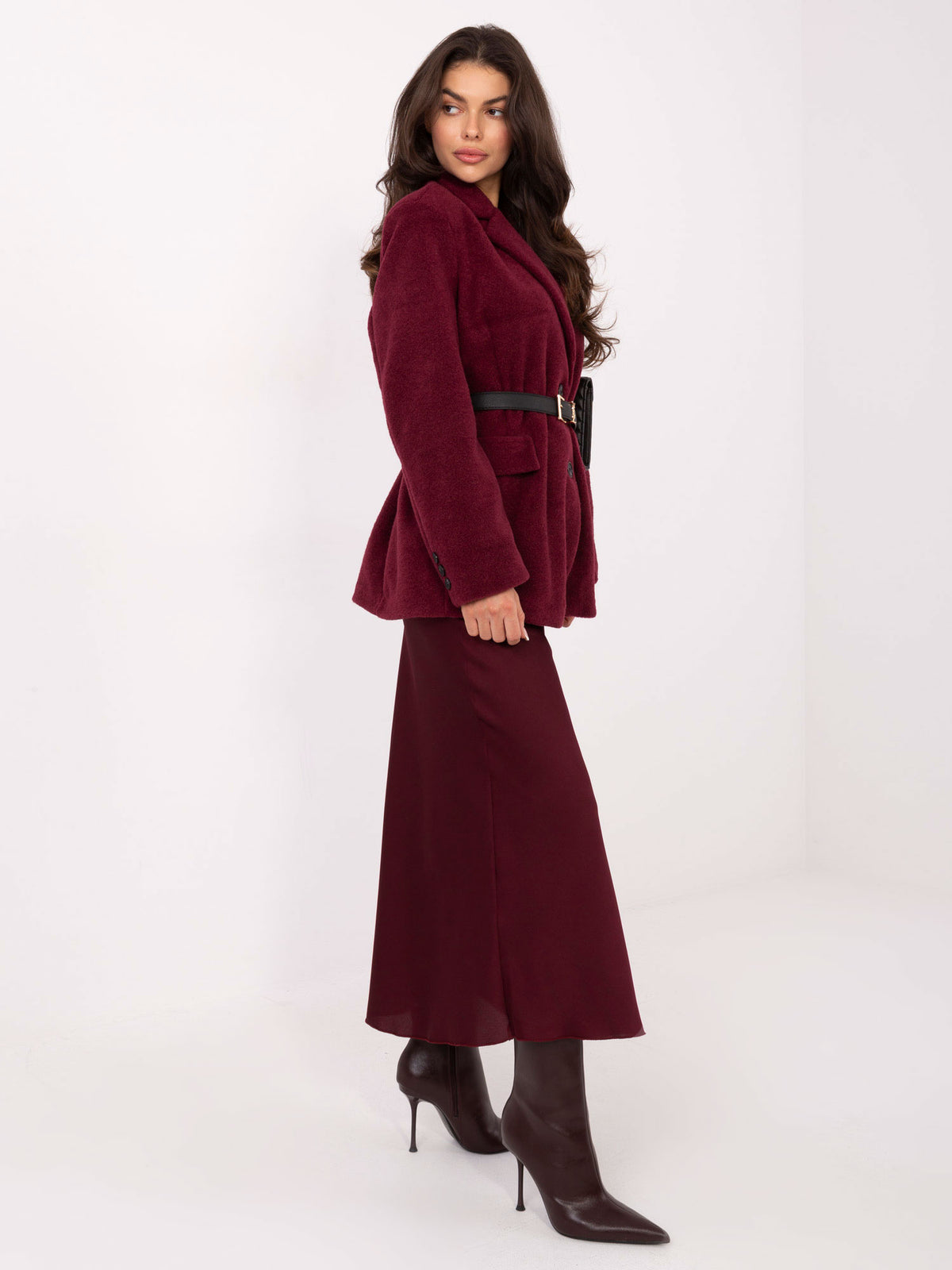 Oversized Damesjas – Bordeaux