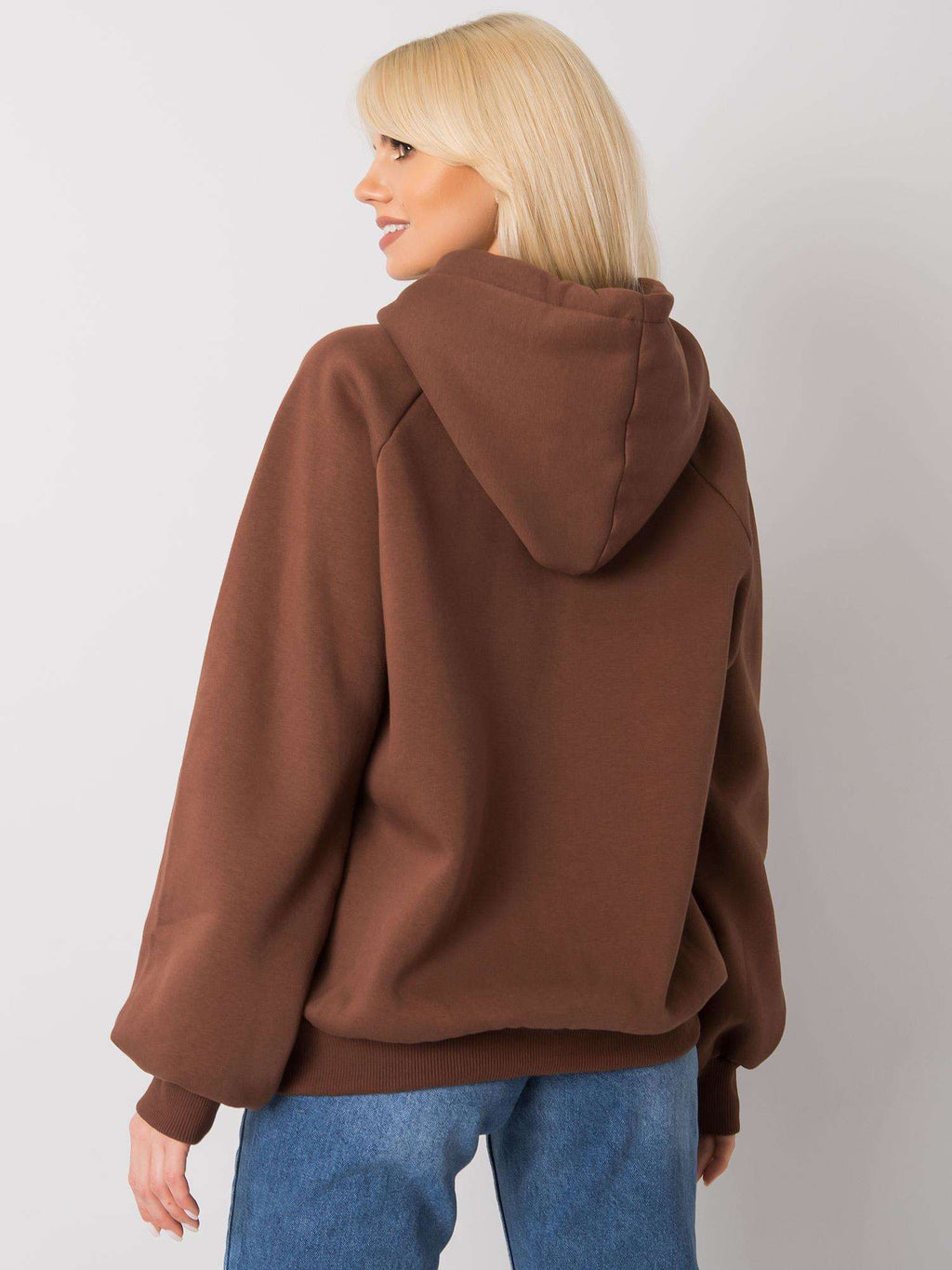 Dina Warm Gevoerde Hoodie – Donkerbruin
