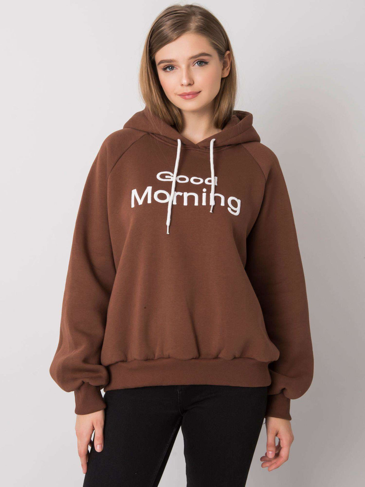 Warm Gevoerde Hoodie – Donkerbruin