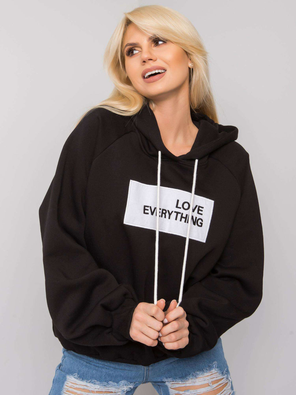Dina Warm Gevoerde Hoodie – Zwart