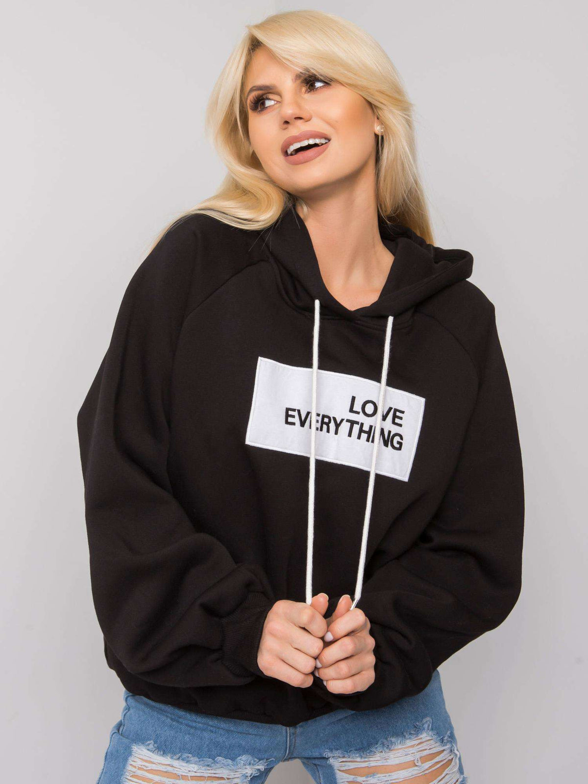 Dina Warm Gevoerde Hoodie – Zwart