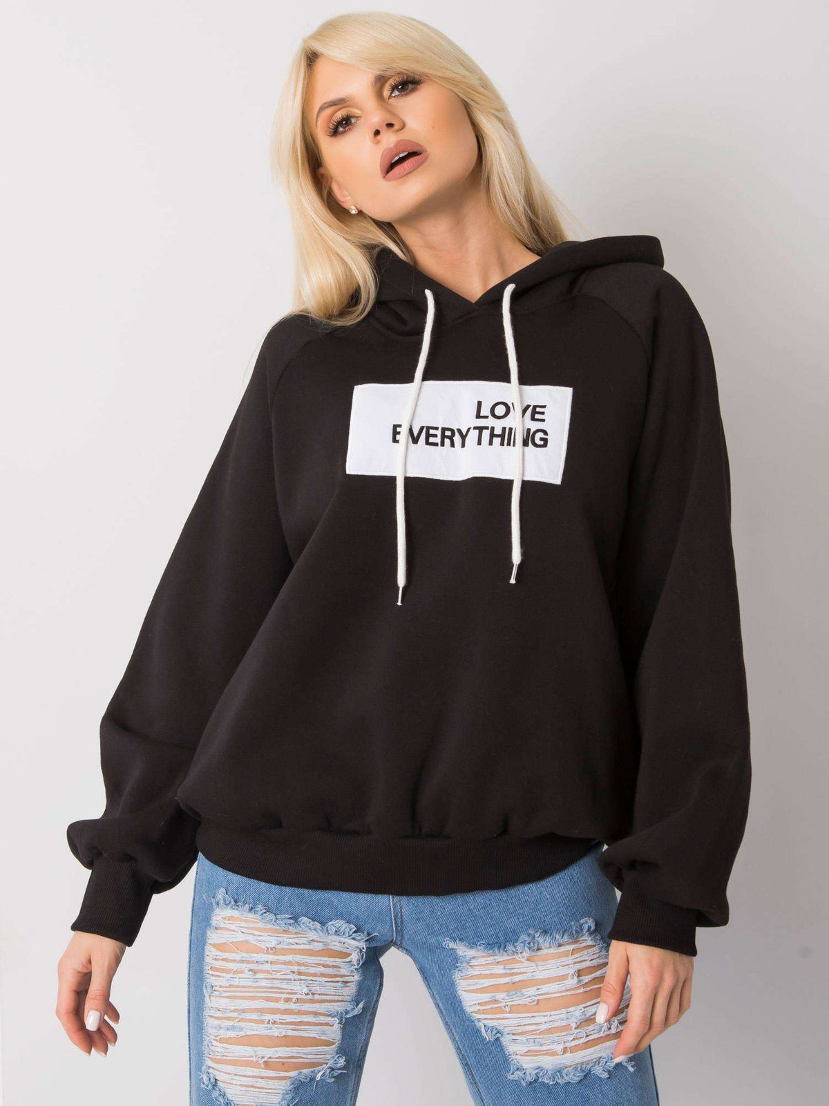 Dina Warm Gevoerde Hoodie – Zwart