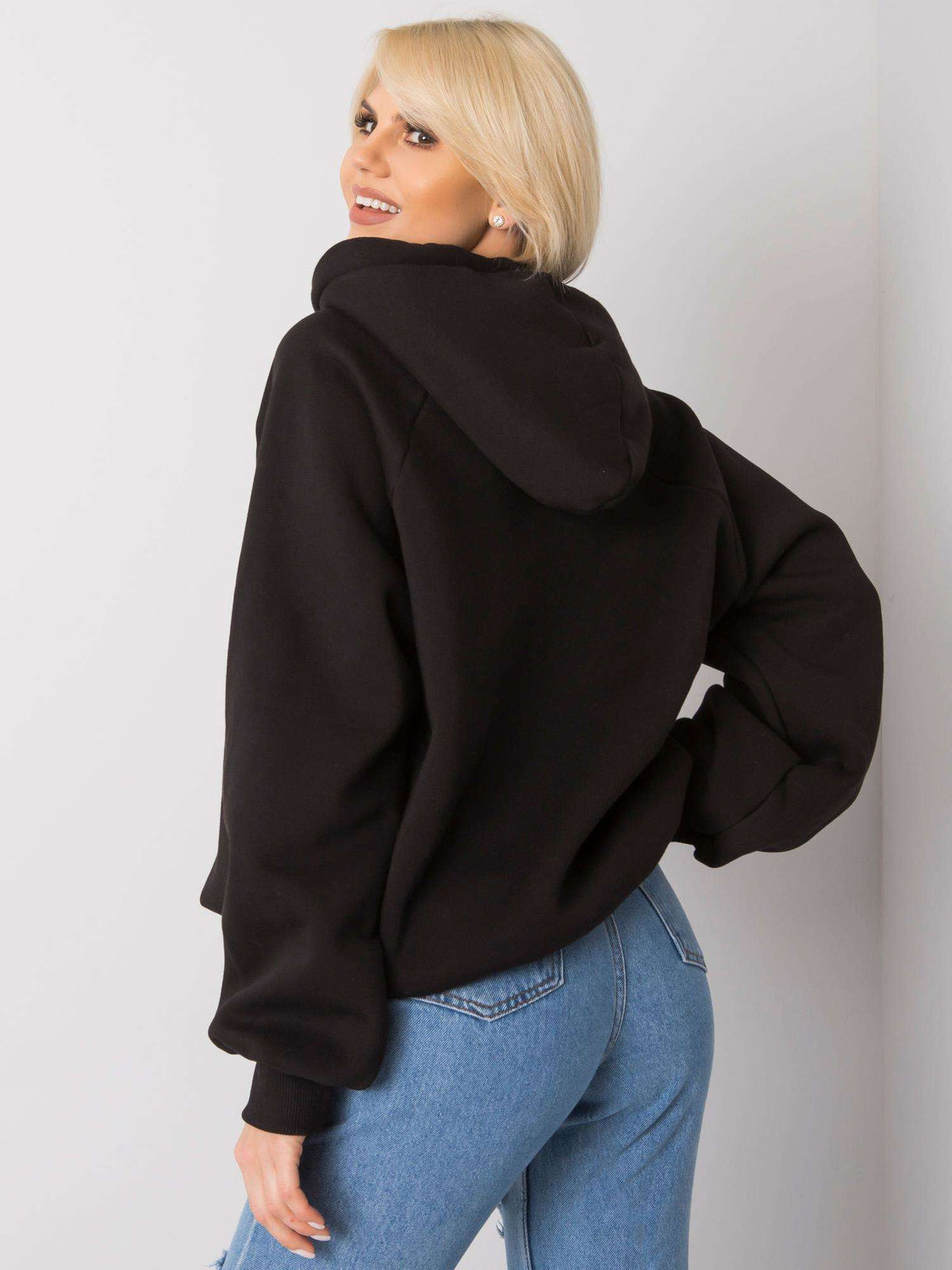 Dina Warm Gevoerde Hoodie – Zwart