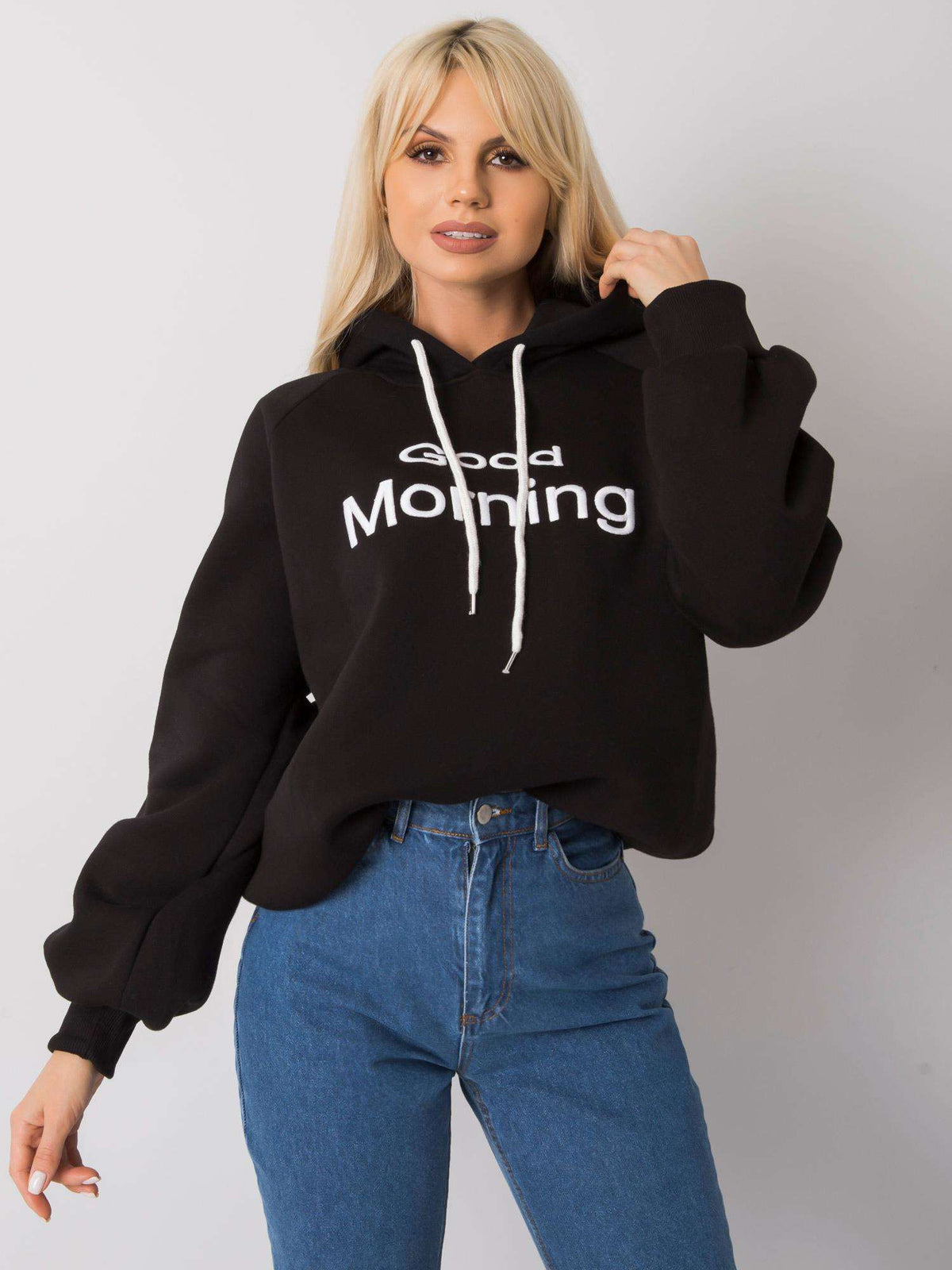 Warm Gevoerde Hoodie – Zwart
