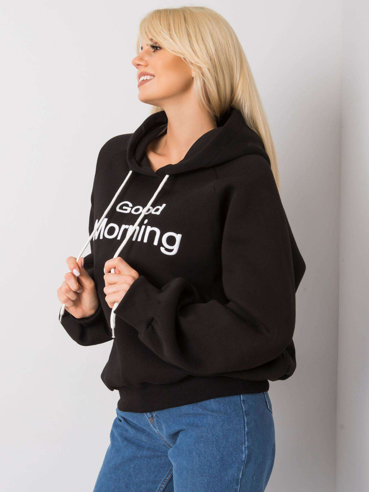 Warm Gevoerde Hoodie – Zwart
