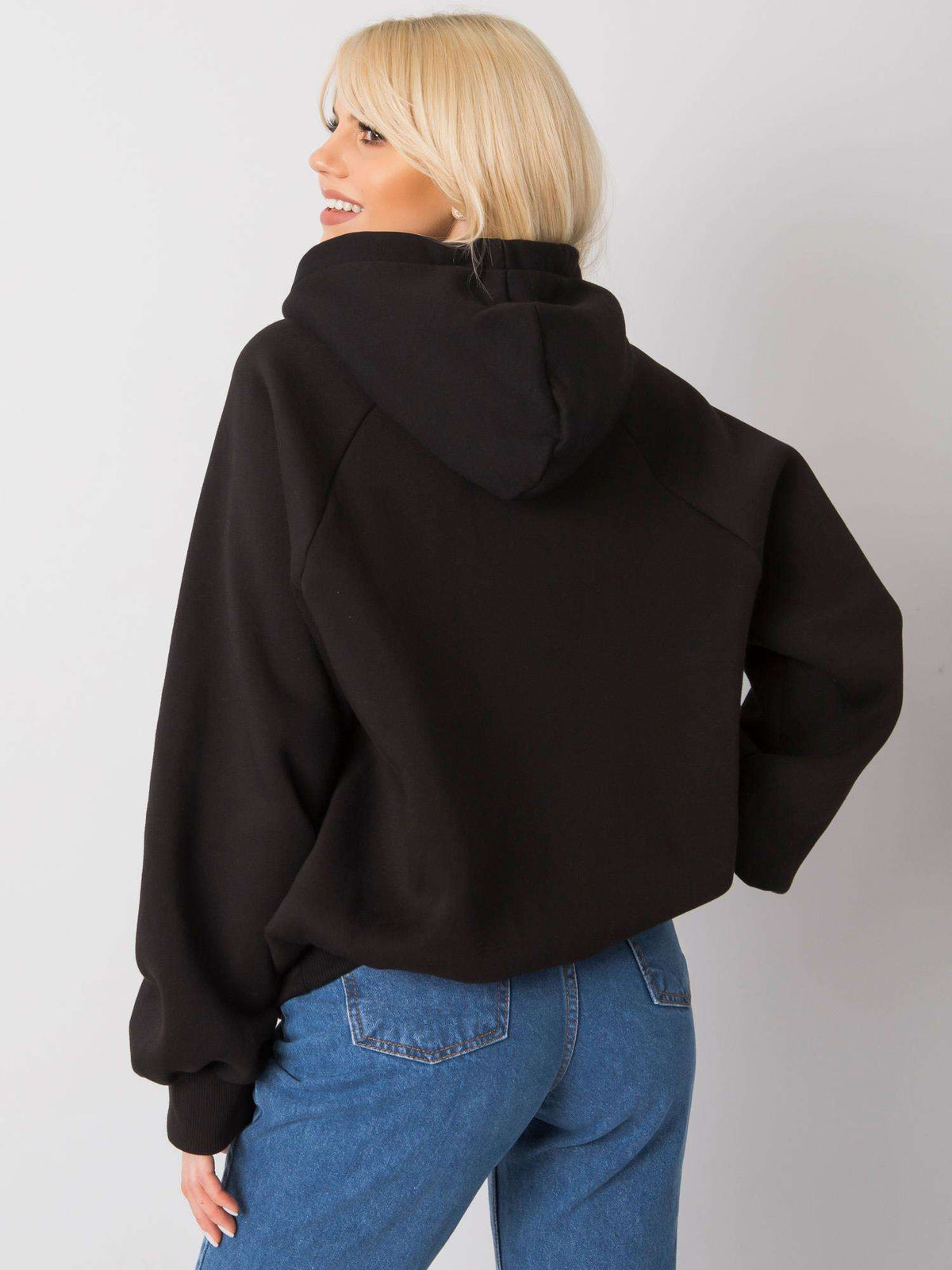 Warm Gevoerde Hoodie – Zwart