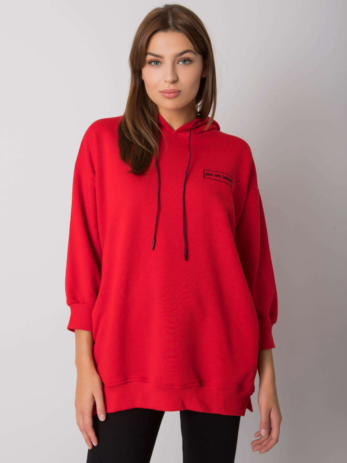 Leora Hoodie met Zakken – Rood