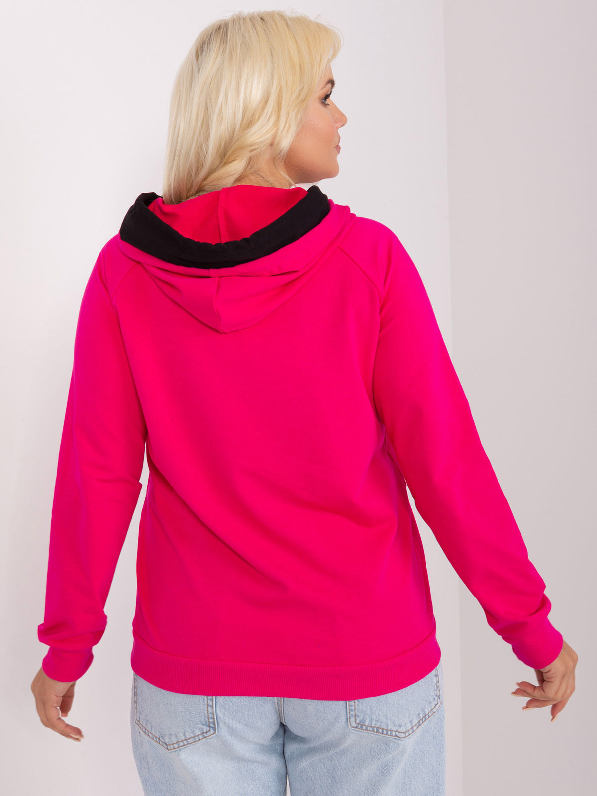 Basic Plus Size Hoodie – Fuchsia