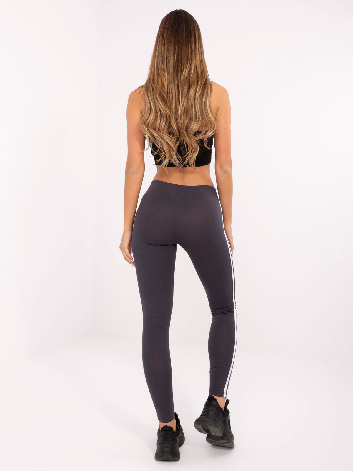Sportlegging met Zijstrepen – Antraciet