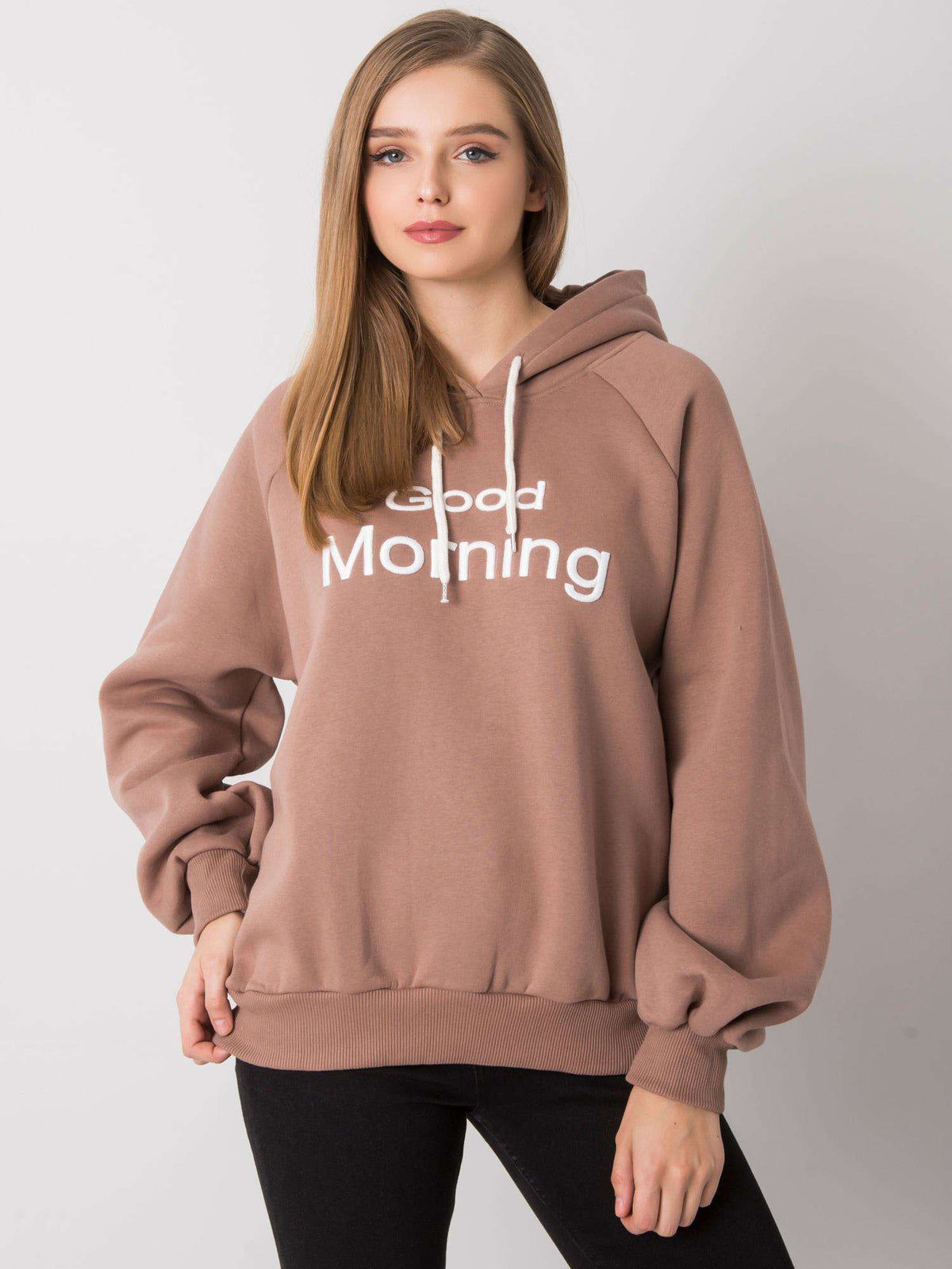 Warm Gevoerde Hoodie – Bruin