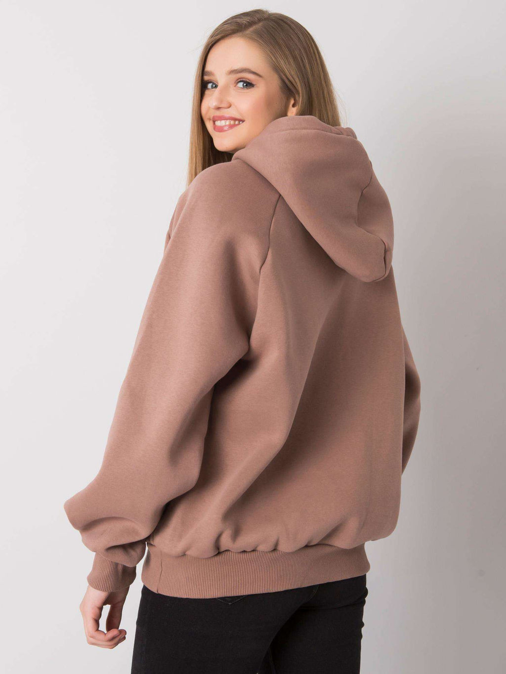 Warm Gevoerde Hoodie – Bruin