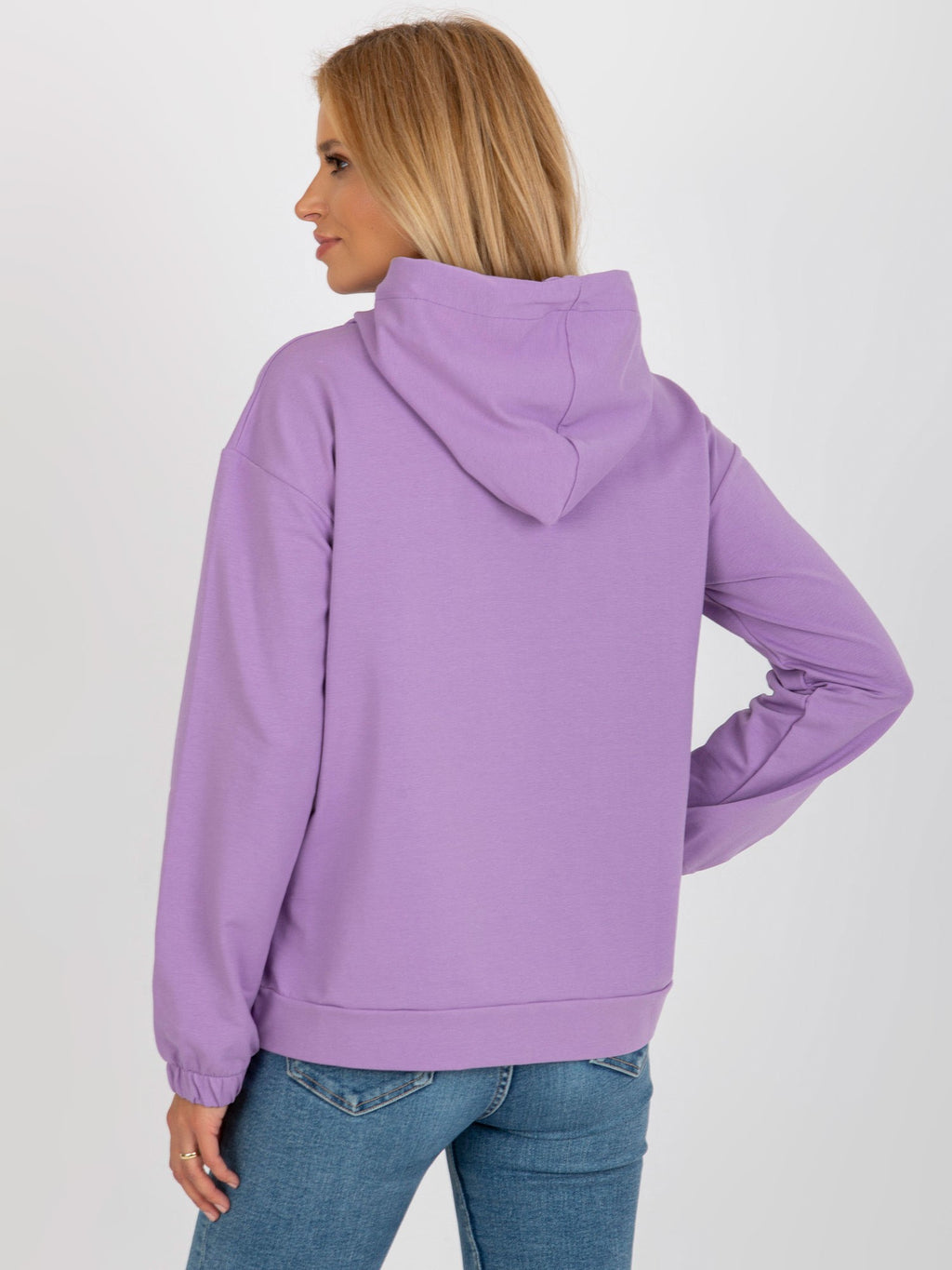 Hoodie met Kangoeroezak – Lichtpaars