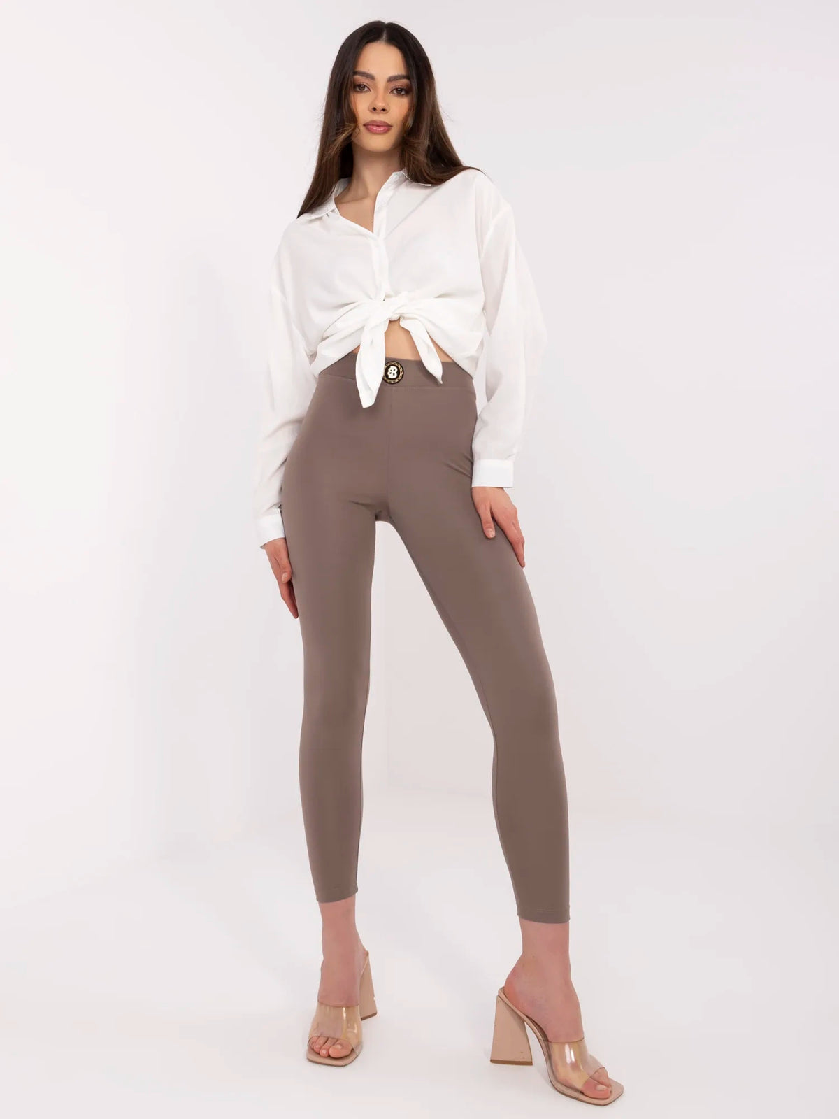 Bruine High-Waist Legging