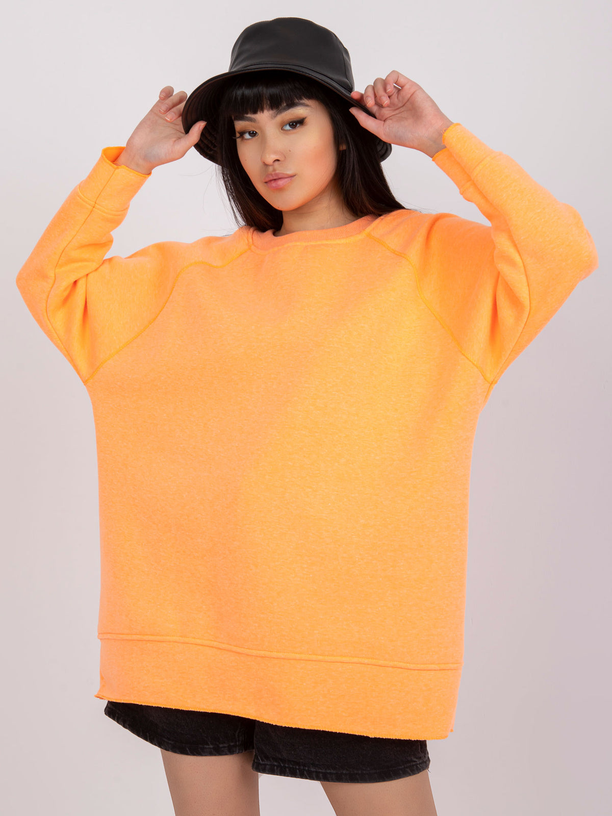 Lange Manacor Sweater – Fluo Oranje
