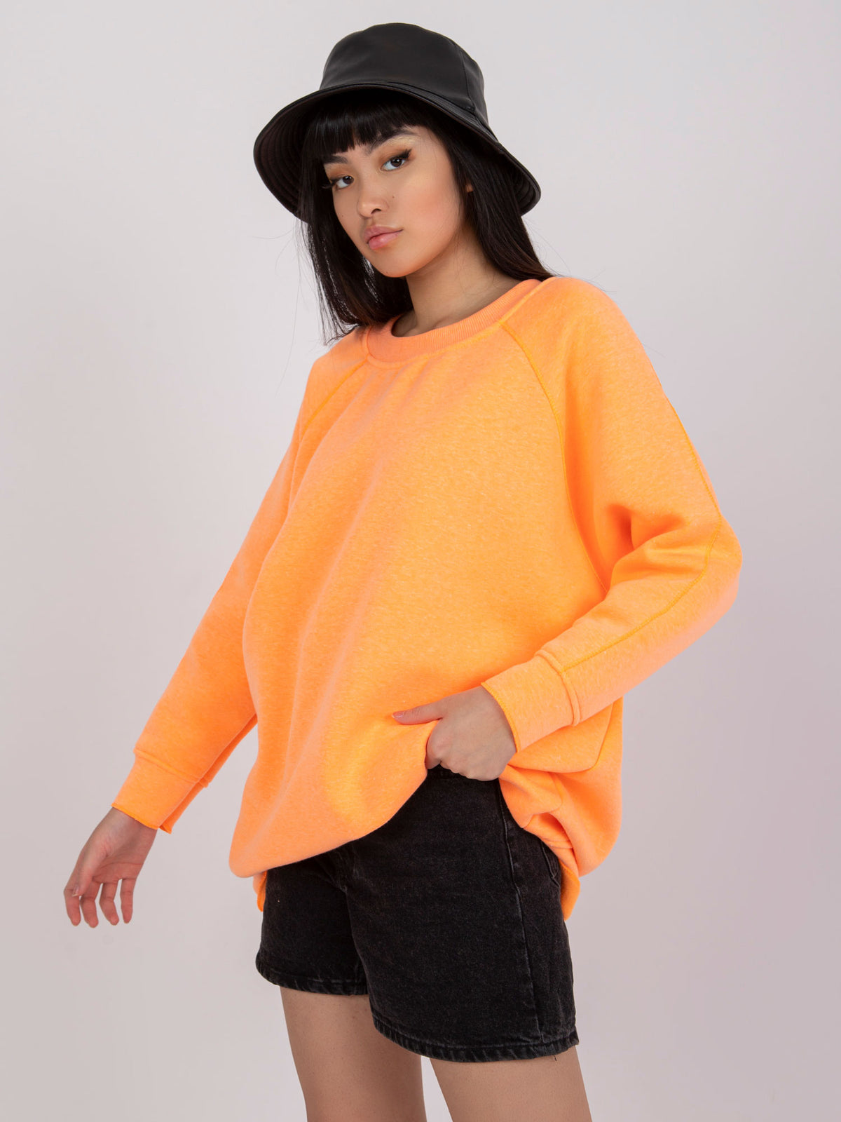 Lange Manacor Sweater – Fluo Oranje