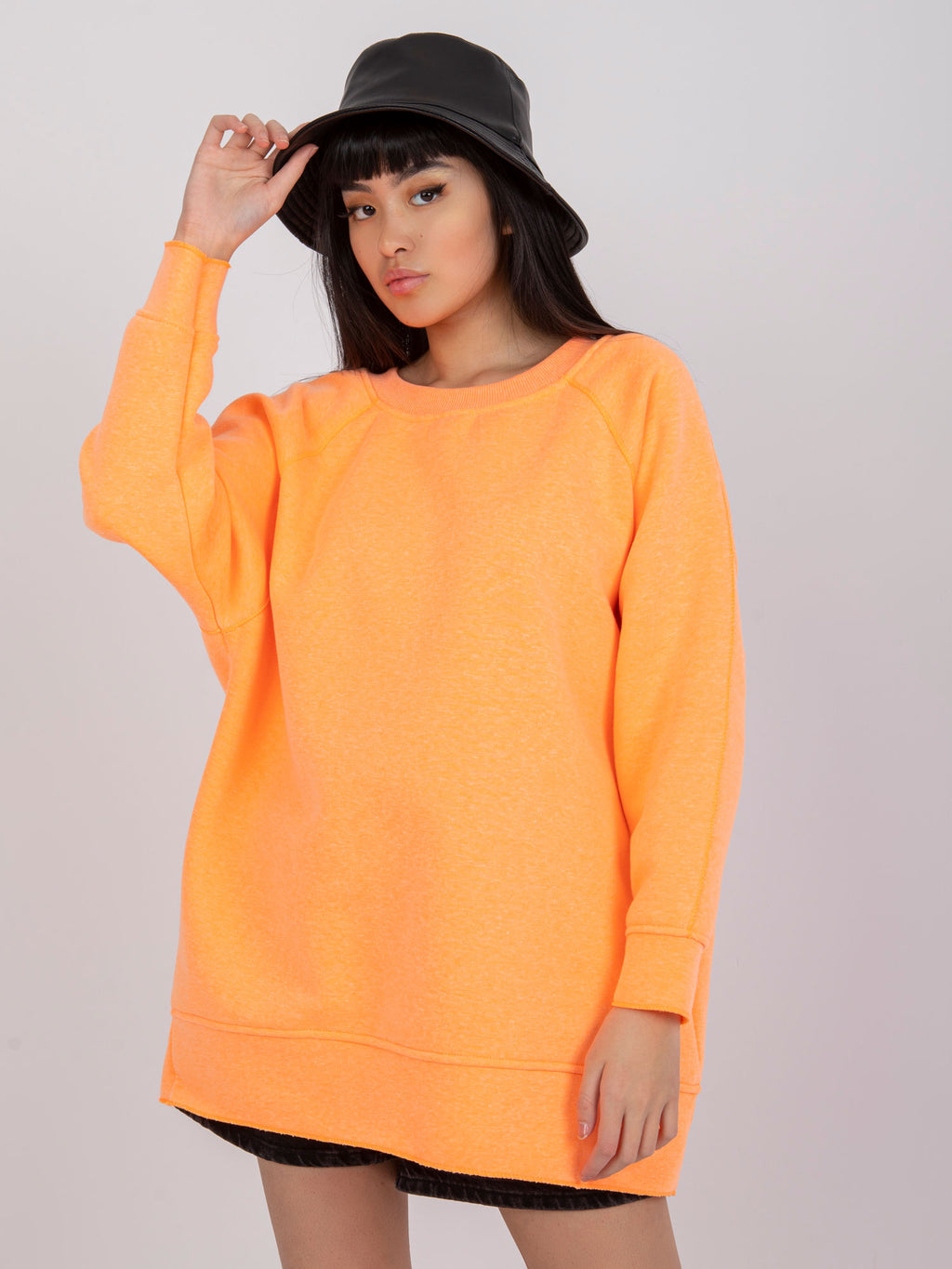 Lange Manacor Sweater – Fluo Oranje