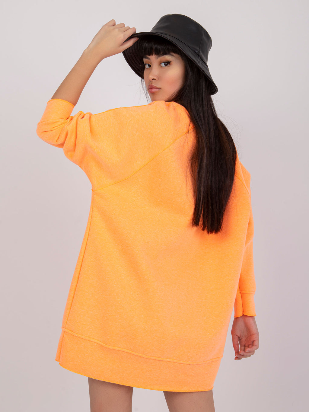 Lange Manacor Sweater – Fluo Oranje