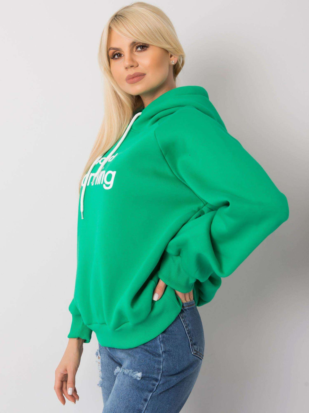 Warm Gevoerde Hoodie – Groen