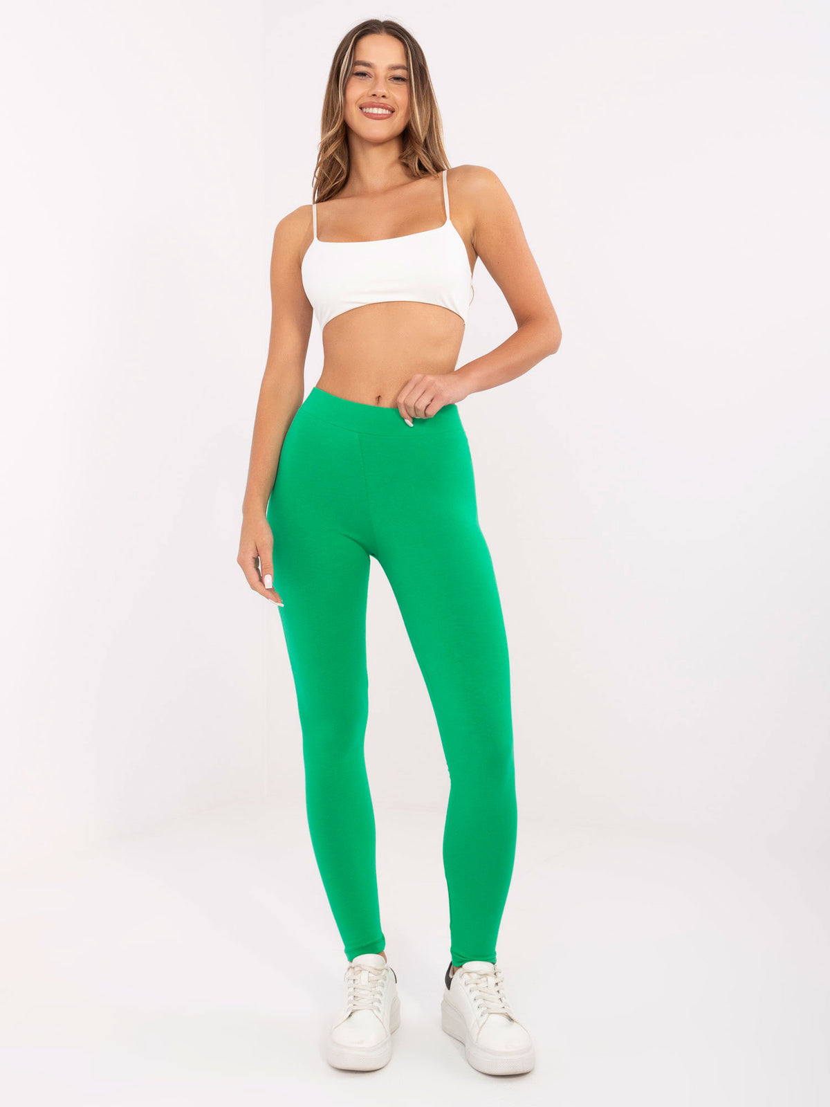 Katoenen Legging – Groen
